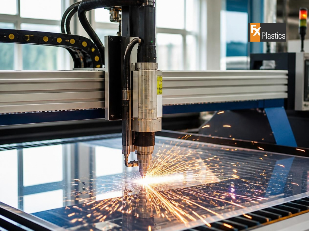 CNC saw cutting machine cutting plastic sheets to size in an industrial fabrication workshop. CNC Cutting Services Western Sydney
CNC saw cutting, Laser Cutting Western Sydney, Acrylic Laser Cutting Sydney, cnc cutting services, CNC laser cutting, laser cut acrylic, laser cutting Sydney